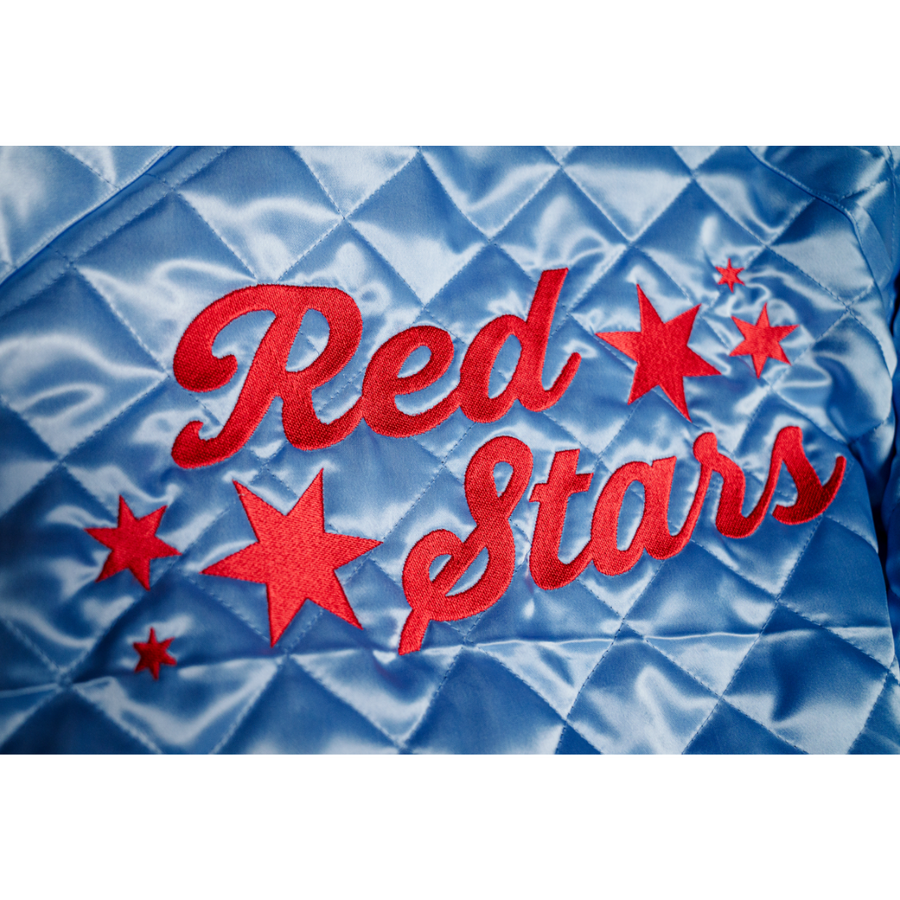 CHICAGO RED STARS 2024 UNISEX REVERSIBLE SATIN CLUB JACKET