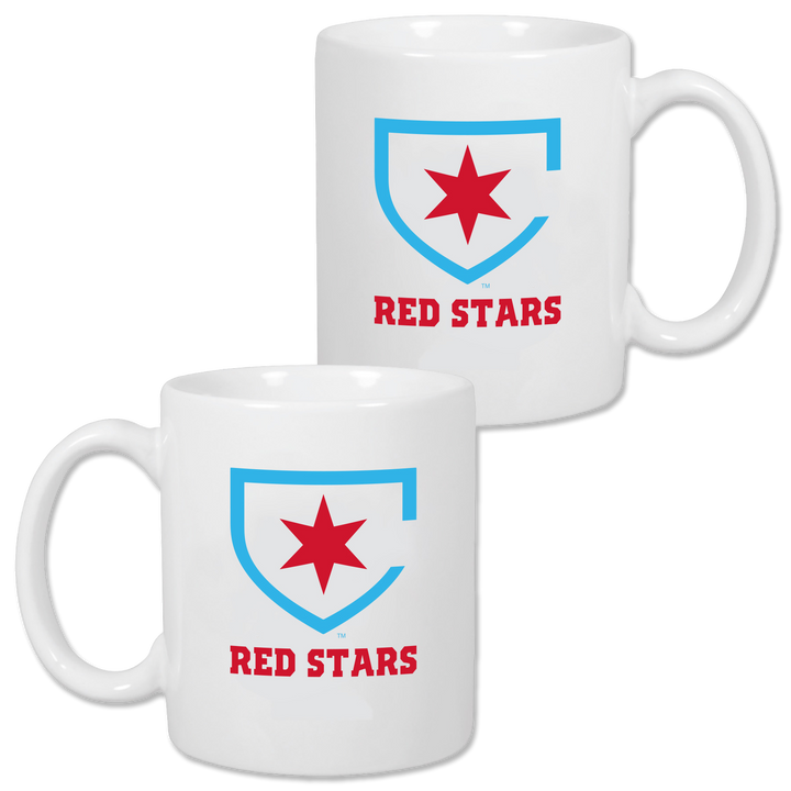 Chicago Red Stars White Secondary Logo Mug