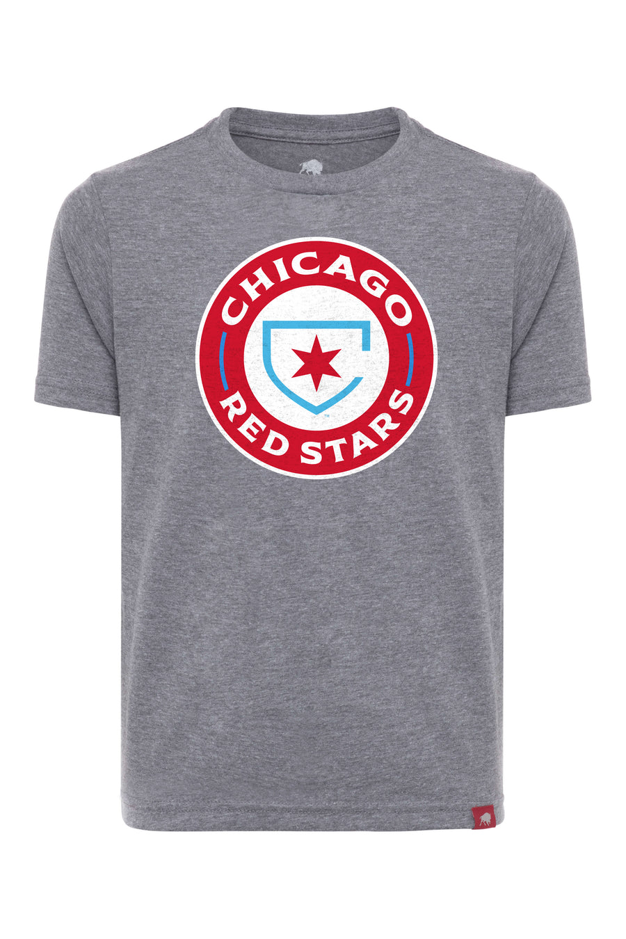 Chicago Red Stars Sportiqe Youth Gray Circle Tee