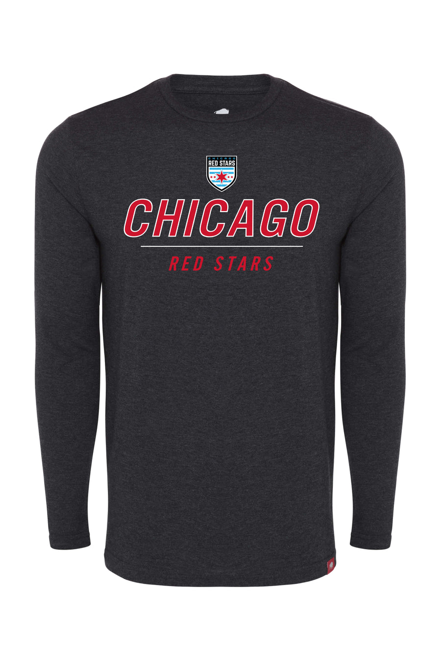 Chicago Red Stars Sportiqe Men's Black LS Comfy Tee