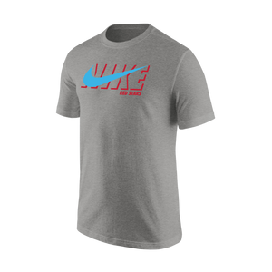 Chicago Red Stars Nike Mens Gray Core Cotton Heathered Tee