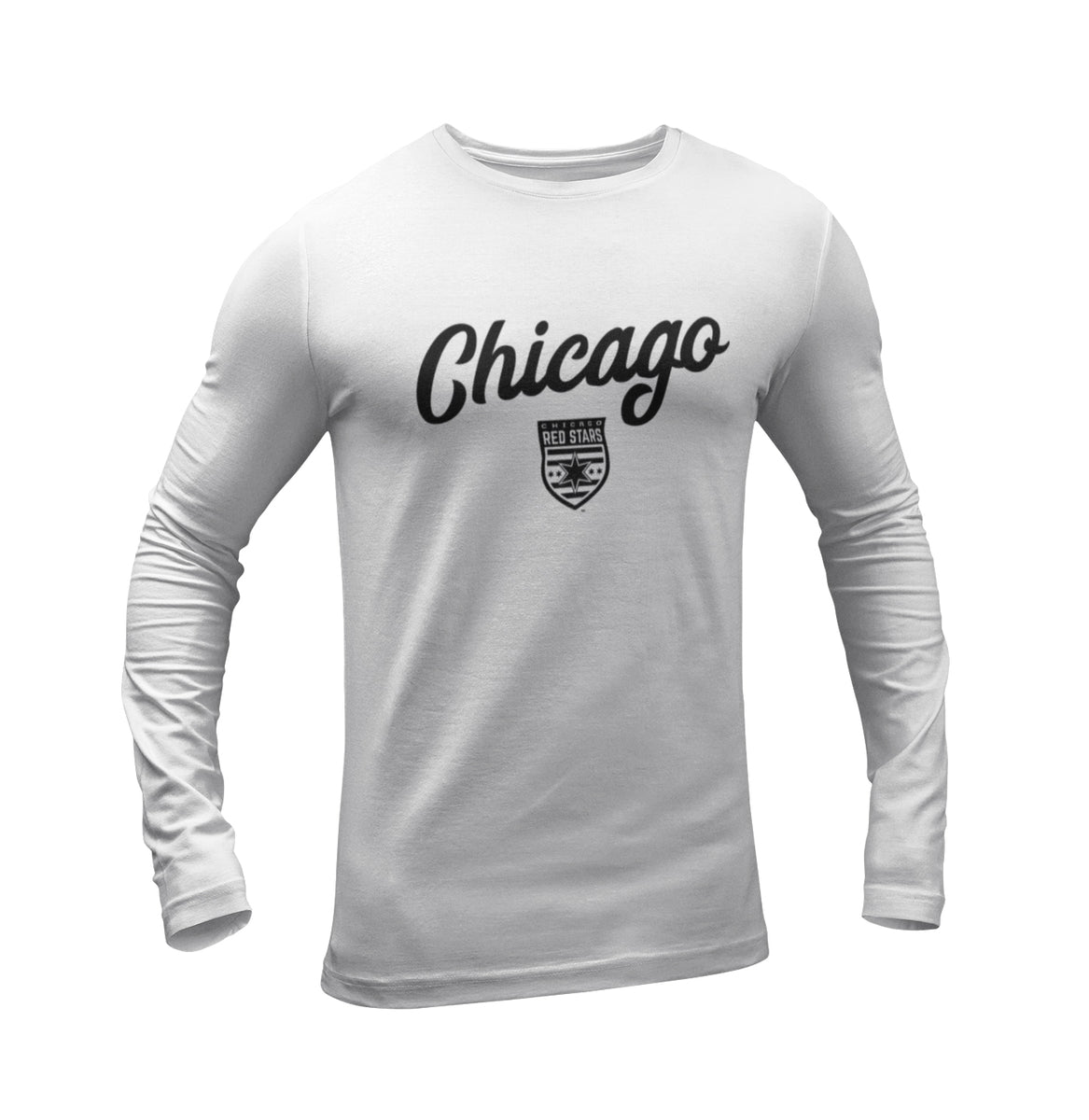 Chicago Red Stars Nike Youth LS Cotton Tee White / YL