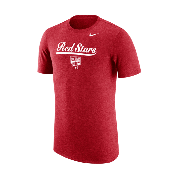Chicago Red Stars Nike Mens Red Tri-Blend Tee