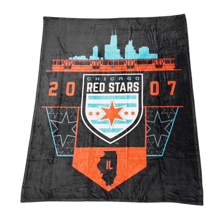 Chicago Red Stars Throw Blanket 50X60" Novelty Chicago Red Stars Official Shop