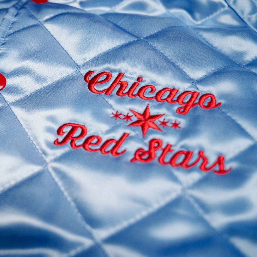 CHICAGO RED STARS 2024 UNISEX REVERSIBLE SATIN CLUB JACKET