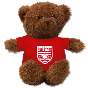 Chicago Red Stars Red Logo Tee Plush Bear
