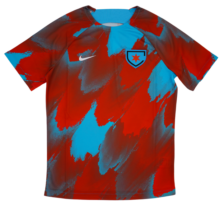 CHICAGO RED STARS 2024 NIKE UNISEX PRE-MATCH TOP