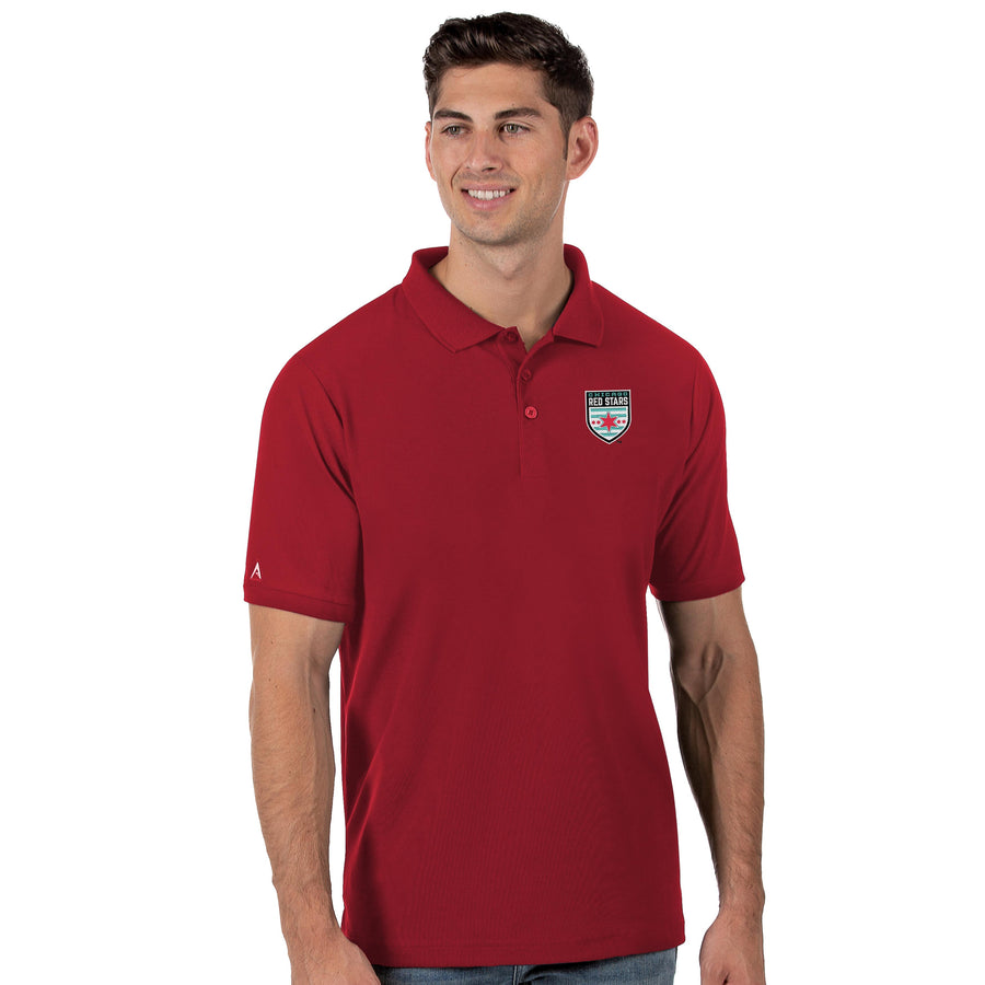 Chicago Red Stars Antigua Men's Red Legacy Polo