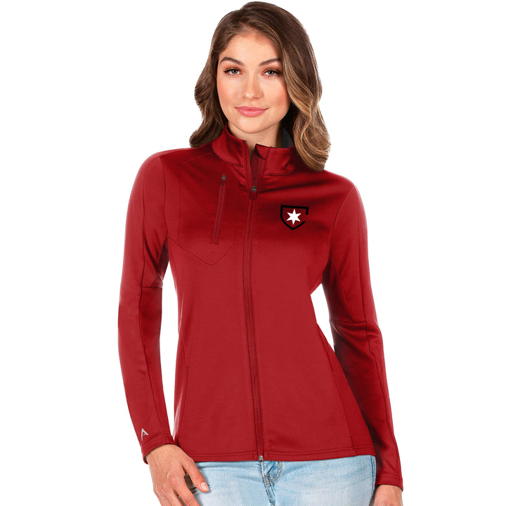 Women's Antigua Red St. Louis Stars Victory Pullover Hoodie Size: Small
