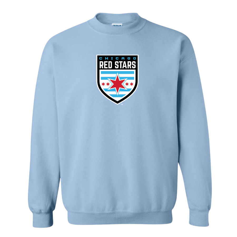 Chicago Red Stars Unisex Blue Primary Crewneck Sweatshirt