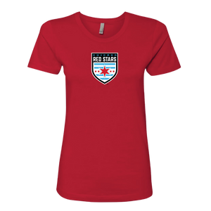 Chicago Red Stars Womens Red Primary Logo Tee