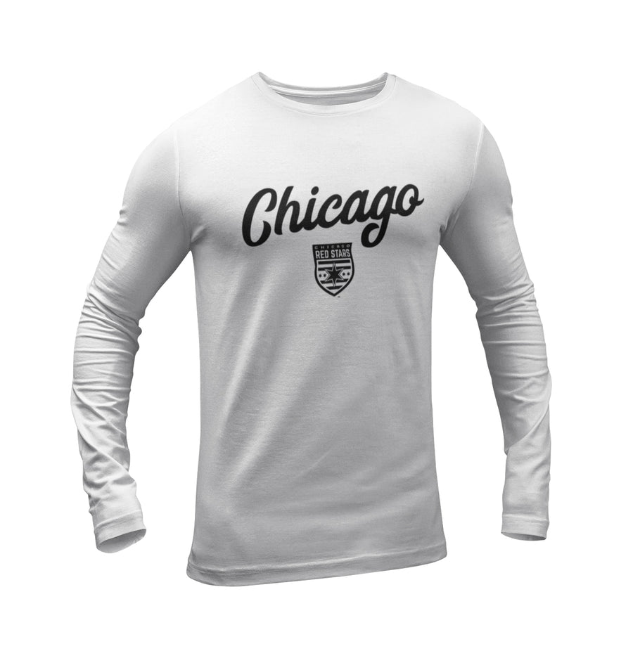 Chicago Red Stars Men's Nike Long Sleeve Cotton Tee